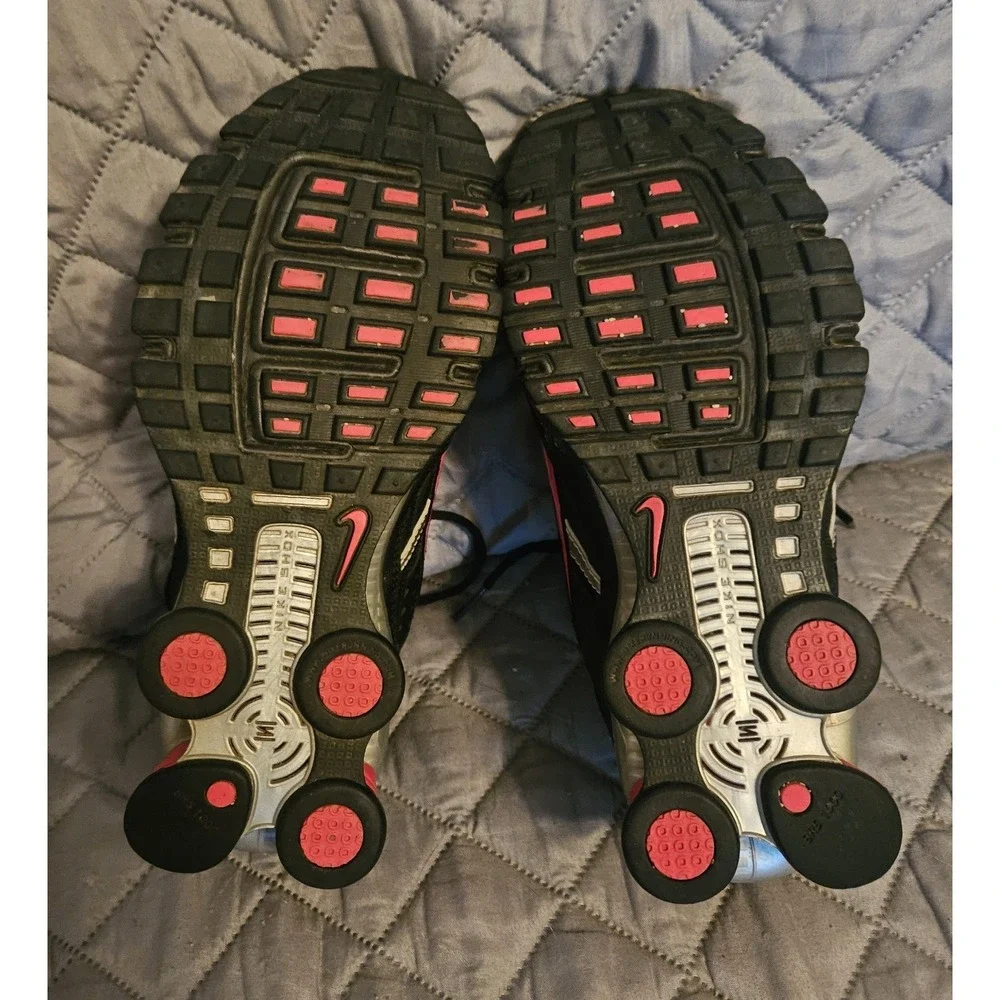 Nike‎ Shox M2 Womens 7.5 Black Hot Pink Silver 2009 370838-061